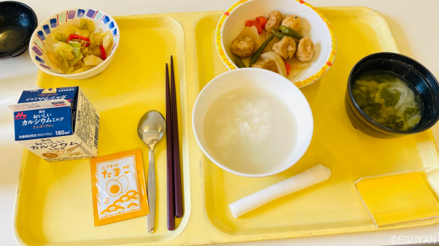 ほぼ人生初の入院した話【兼・備忘録】②　食事と仕事のこと